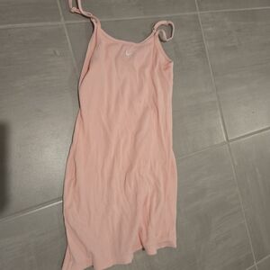 Nike Pink Slip Dress Medium